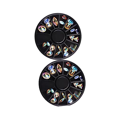 DEARMAMY 1 Satz Teiliges Transparentes Wasserbohr Für Nail Art Rhinestone Sticker Für Diy Kleidung Und Maniküre Sonderform Wasserbohr Disk 2 Stück DEARMAMY 1 Satz Teiliges Transparentes Wasserbohr Für Nail Art Rhinestone Sticker Für Diy Kleidung Und Maniküre Sonderform Wasserbohr Disk 2 Stück von DEARMAMY