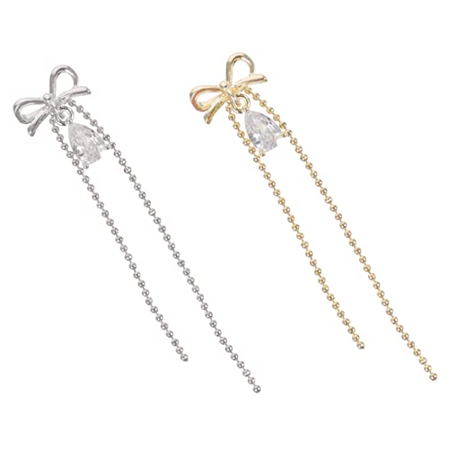 DEARMAMY 1 Satz Vintage Schleifen Charms Zirkonia Dekorationen Für Nail Art Designs Einfach Anzuwenden Für Diy Und Besondere Anlässe Perfektes Zubehör Für Nagelkunstliebhaber 2 Stück DEARMAMY 1 Satz Vintage Schleifen Charms Zirkonia Dekorationen Für Nail Art Designs Einfach Anzuwenden Für Diy Und Besondere Anlässe Perfektes Zubehör Für Nagelkunstliebhaber 2 Stück von DEARMAMY