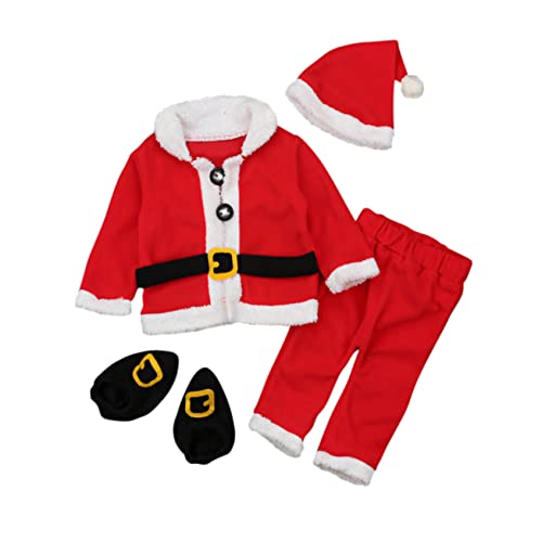 DEARMAMY 1 Satz Weihnachtsmantel Wintermäntel -outfits Outfits Für Neugeborene Jungen Winterplüsch Tops Nikolaus-fleece-anzug Weihnachtskostüm Langarmshirts Rot Plüschstoffe DEARMAMY 1 Satz Weihnachtsmantel Wintermäntel -outfits Outfits Für Neugeborene Jungen Winterplüsch Tops Nikolaus-fleece-anzug Weihnachtskostüm Langarmshirts Rot Plüschstoffe von DEARMAMY