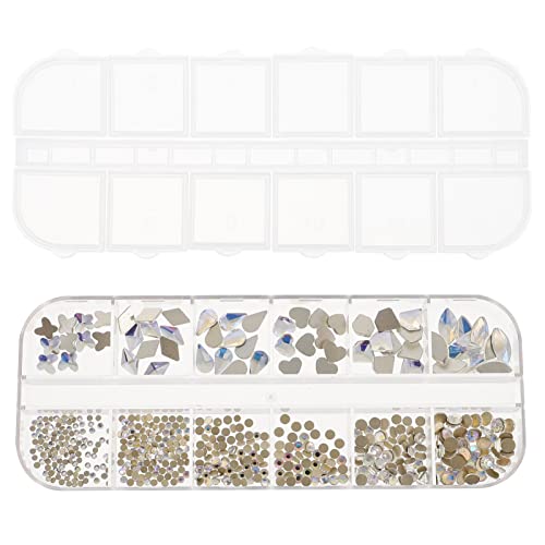 DEARMAMY 1 Schachtel Ab Flachrückige Nail Art Dekorationsdiamanten Vielseitige Nail Gems für Kreative Maniküre und Diy Projekte für Anfänger und Profis DEARMAMY 1 Schachtel Ab Flachrückige Nail Art Dekorationsdiamanten Vielseitige Nail Gems für Kreative Maniküre und Diy Projekte für Anfänger und Profis von DEARMAMY