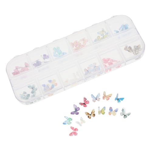 DEARMAMY 1 Schachtel Bunte Schmetterlings Nail Decors Diy Maniküre Zubehör für Kreative Nagelkunst für Partys und Besondere Anlässe Langlebig und Praktisch Perfektes für und Freundinnen DEARMAMY 1 Schachtel Bunte Schmetterlings Nail Decors Diy Maniküre Zubehör für Kreative Nagelkunst für Partys und Besondere Anlässe Langlebig und Praktisch Perfektes für und Freundinnen von DEARMAMY
