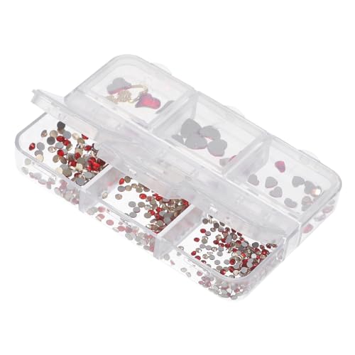 DEARMAMY 1 Schachtel Kristalldiamantnagelkunstschmuck Nagel-strasssteine für Gelnägel Herzanhänger Charms Nagel Strasssteine für Nägel Edelsteine Und Herz-nagel-anhänger Reiz Deko Rot DEARMAMY 1 Schachtel Kristalldiamantnagelkunstschmuck Nagel-strasssteine für Gelnägel Herzanhänger Charms Nagel Strasssteine für Nägel Edelsteine Und Herz-nagel-anhänger Reiz Deko Rot von DEARMAMY