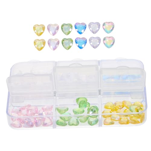 DEARMAMY 1 Schachtel Nageldiamant Nagelkunst-Anhänger Nagelperlen für Nagelkunst Nagelschmuck und Charms maniküre zubehör glitzersteine für nägel Nagel Charms Nageldekorationssets Harz von DEARMAMY