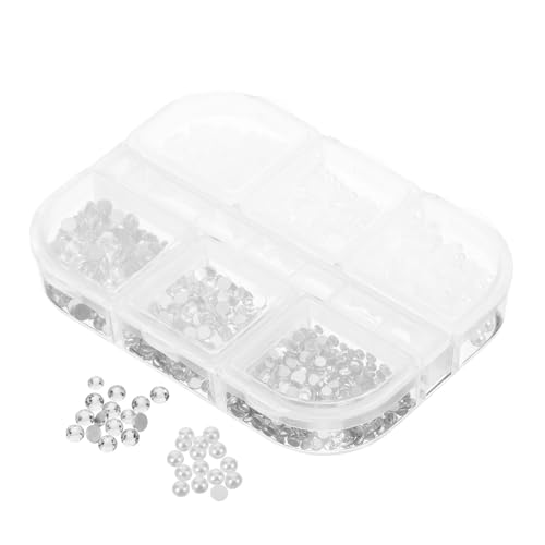 DEARMAMY 1 Schachtel Perlenflat -Diamantschmuck Reiz funkeln gelnägel zubehör dekoration Kunststoffperlen für Nägel Nagelanhänger für Acrylnägel Nagelkunstzubehör Plastik DEARMAMY 1 Schachtel Perlenflat -Diamantschmuck Reiz funkeln gelnägel zubehör dekoration Kunststoffperlen für Nägel Nagelanhänger für Acrylnägel Nagelkunstzubehör Plastik von DEARMAMY