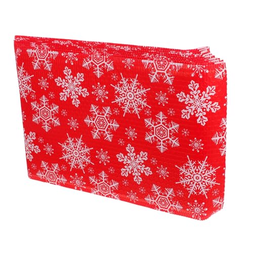 DEARMAMY 10 Stück Teiliges Gepolsterte Versandtaschen mit Schneeflockenmotiv Kleine Selbstklebende Geschenkverpackung Stoßdämpfend Blickdicht für Kleinunternehmen und Weihnachtsversand von DEARMAMY