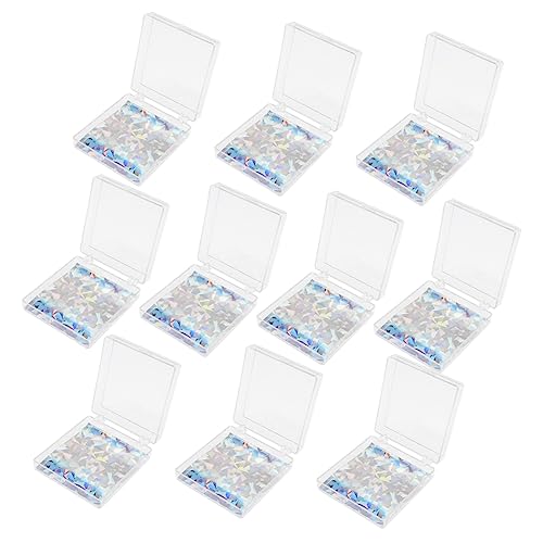 DEARMAMY 10 Stück Teiliges Transparente Nagelstück Aufbewahrungsbox Leichter Organizer für Künstliche Nägel Tragbar und Langlebig für Nagelkunst und Maniküre Unterwegs DEARMAMY 10 Stück Teiliges Transparente Nagelstück Aufbewahrungsbox Leichter Organizer für Künstliche Nägel Tragbar und Langlebig für Nagelkunst und Maniküre Unterwegs von DEARMAMY