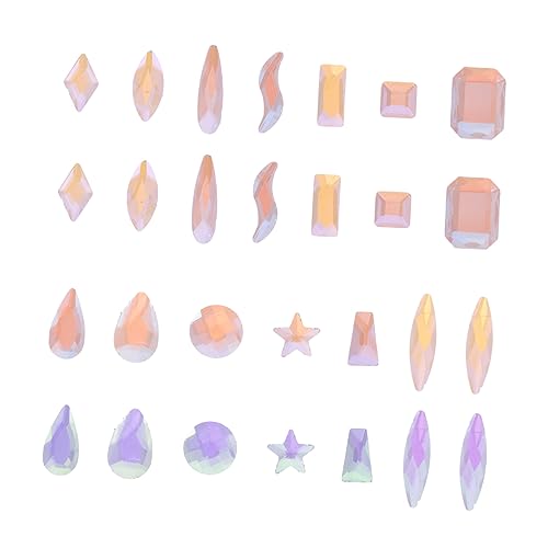 DEARMAMY 100 Stück Nagelkunst Strasssteine Geformte Dekorationen für Maniküre Vielseitig Einsetzbar für DIY Projekte und Nageldesign Leicht und Einfach zu Verwenden DEARMAMY 100 Stück Nagelkunst Strasssteine Geformte Dekorationen für Maniküre Vielseitig Einsetzbar für DIY Projekte und Nageldesign Leicht und Einfach zu Verwenden von DEARMAMY