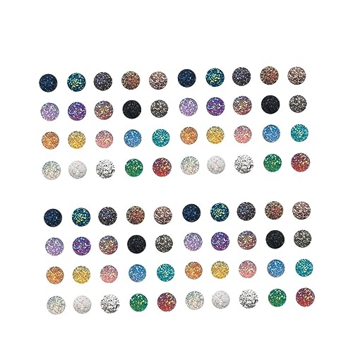 DEARMAMY 100 Stück Schmuck Decked Accessoires Strass-ohrringe Strass Selber Machen Harz Runden Zufällige Farbe DEARMAMY 100 Stück Schmuck Decked Accessoires Strass-ohrringe Strass Selber Machen Harz Runden Zufällige Farbe von DEARMAMY