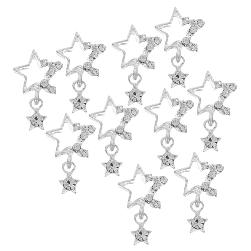 DEARMAMY 10Stücke Edelsteine Im Stern Design Glänzende Strasssteine Für Nageldekoration Nail Art Zubehör Für Funkelndes Finish DEARMAMY 10Stücke Edelsteine Im Stern Design Glänzende Strasssteine Für Nageldekoration Nail Art Zubehör Für Funkelndes Finish von DEARMAMY