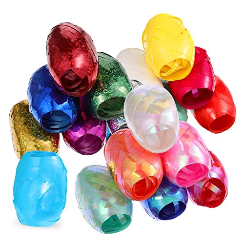 DEARMAMY 18 Rollen Geschenkband Je Hochwertiges Dekoband für Hochzeit Party Bastelprojekte Vielseitige Verwendung für Ballons und Weihnachtsdeko Zufällige Farbe von DEARMAMY