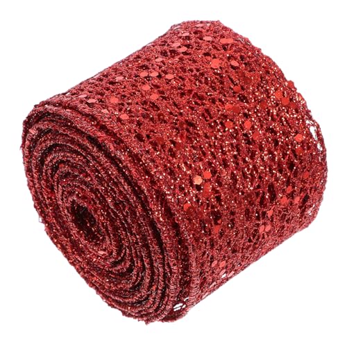 DEARMAMY 1Rolle Geschenkband Mesh Gurtband mit Drahtkante Yards Dekoratives Band für DIY Bastelprojekte Blumensträuße und Geschenkverpackungen DEARMAMY 1Rolle Geschenkband Mesh Gurtband mit Drahtkante Yards Dekoratives Band für DIY Bastelprojekte Blumensträuße und Geschenkverpackungen von DEARMAMY