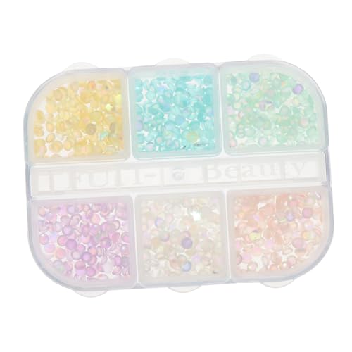 DEARMAMY 2 Boxen Farben Box mit Menschlichen Perlen Maniküre Charms für Diy Nagelgestaltung und Partys DEARMAMY 2 Boxen Farben Box mit Menschlichen Perlen Maniküre Charms für Diy Nagelgestaltung und Partys von DEARMAMY