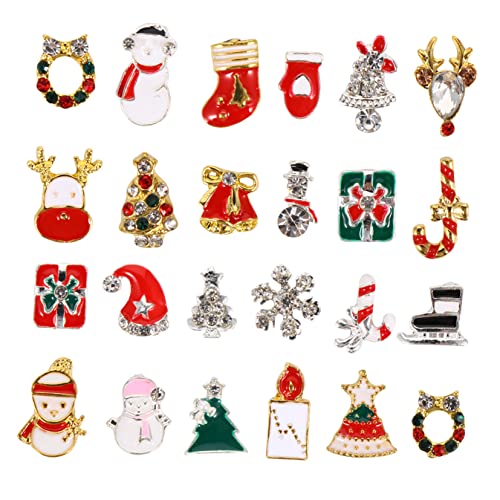 DEARMAMY 2 Boxen Weihnachtliche Nagelkunst Dekorationen Boxen Nail Charms für DIY Maniküre und Pediküre Legierungssteine Festliche Nagelverzierung für Frauen und DEARMAMY 2 Boxen Weihnachtliche Nagelkunst Dekorationen Boxen Nail Charms für DIY Maniküre und Pediküre Legierungssteine Festliche Nagelverzierung für Frauen und von DEARMAMY