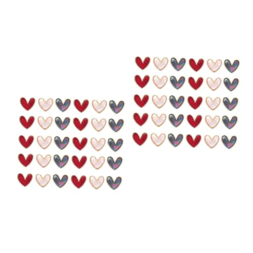DEARMAMY 2 Sätze Herzförmige Nagelkunst Charms Maniküre Ornament Legierung Deko Für Nail Art Einfach Zu Verwenden Für Diy Nageldesigns 30 Stück * 2 DEARMAMY 2 Sätze Herzförmige Nagelkunst Charms Maniküre Ornament Legierung Deko Für Nail Art Einfach Zu Verwenden Für Diy Nageldesigns 30 Stück * 2 von DEARMAMY