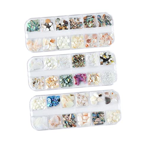 DEARMAMY 2 Sätze Natürliche Muschelflocken Nageldekoration Diy Maniküre Zubehör für Nagelkunst Design für Damen Leicht und Langlebig DEARMAMY 2 Sätze Natürliche Muschelflocken Nageldekoration Diy Maniküre Zubehör für Nagelkunst Design für Damen Leicht und Langlebig von DEARMAMY