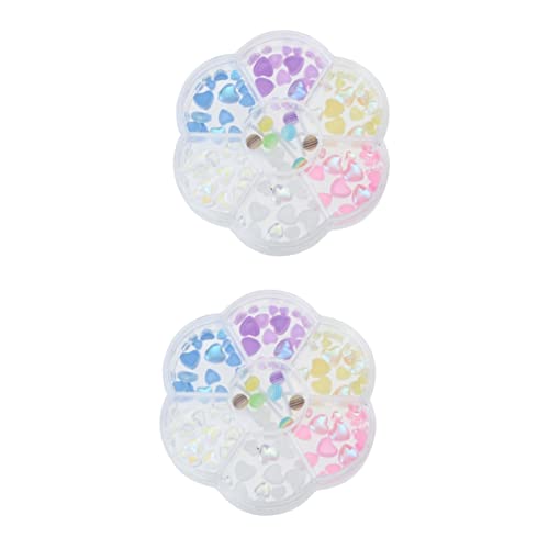 DEARMAMY 2 Schachteln Liebes Glas Diamant Schmuckanhänger Nageldekorationen Für Nagelkunst Nagel Edelsteine Herz Edelsteine Anhänger Für Nägel Flache Rückseite Nageldekor Herz Nagel DEARMAMY 2 Schachteln Liebes Glas Diamant Schmuckanhänger Nageldekorationen Für Nagelkunst Nagel Edelsteine Herz Edelsteine Anhänger Für Nägel Flache Rückseite Nageldekor Herz Nagel von DEARMAMY