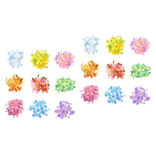 DEARMAMY 2 Stück Diy und Glitzer Nageldekoration Farben Maniküre Zubehör für Nail Art für Diy Projekte Gesund und Vielseitig Einsetzbar von DEARMAMY