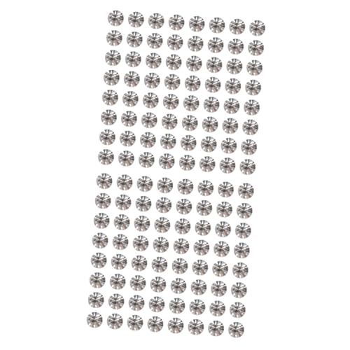 DEARMAMY 2 Stück Glitzernde Strasssteine für Diy Nail Art und Bekleidungsdeko Weiß für Kreative Bastelprojekte und Schmuckdesign von DEARMAMY