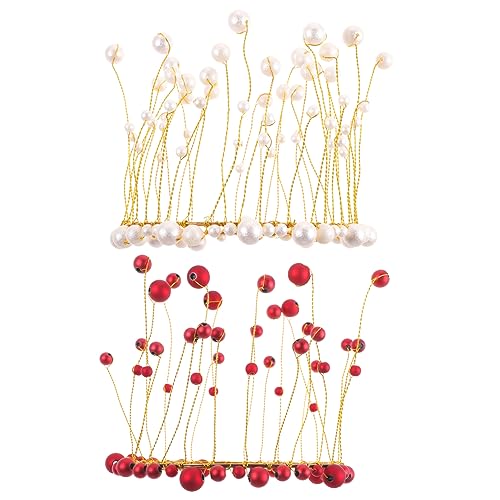 DEARMAMY 2 Stück Tiara Party Glücklich Geburtstagstorte Topper Junge erste Kuchen -Topper Geburtstagstorte Toper für Mädchen Cupcake Topper zum Geburtstag Kuchen Krone Legierung von DEARMAMY