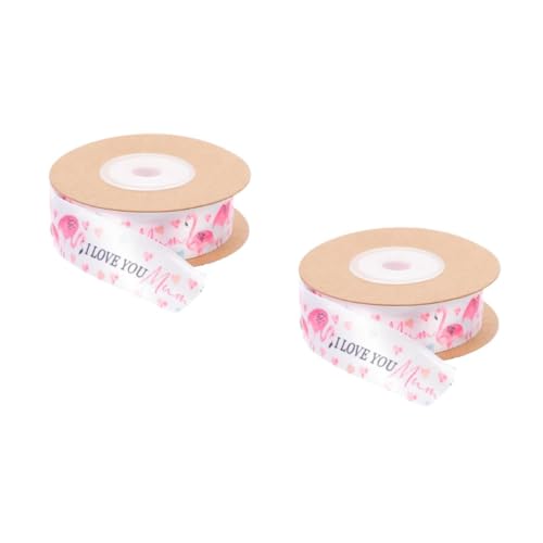 DEARMAMY 2 Stück muttertagsband weißes Band Schleife Seidenband Mütter geschenkband geschenkeband geschenksband Dankbares Themenband Banddekor bedrucktes Flamingoband Polyester DEARMAMY 2 Stück muttertagsband weißes Band Schleife Seidenband Mütter geschenkband geschenkeband geschenksband Dankbares Themenband Banddekor bedrucktes Flamingoband Polyester von DEARMAMY