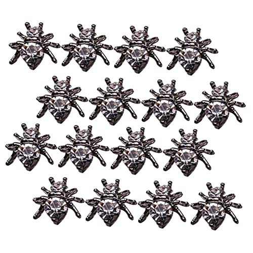 DEARMAMY 20 Stück Spider Nail Charms Dunkel und Elegant für Diy Nageldesigns für Halloween und Anlässe Kreative Nagelkunst Zubehör DEARMAMY 20 Stück Spider Nail Charms Dunkel und Elegant für Diy Nageldesigns für Halloween und Anlässe Kreative Nagelkunst Zubehör von DEARMAMY