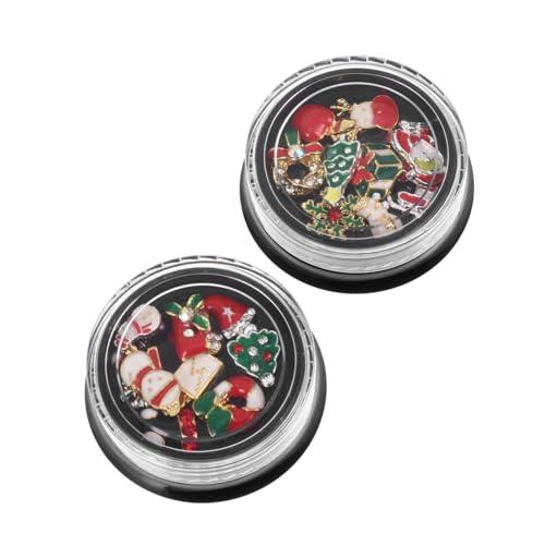 DEARMAMY 20 Stück Teiliges Weihnachts Nagelkunst mit Legierungs Nieten Perlen und Rivets Nail Charms für DIY Maniküre Nagelsticker Charmante Nail Art Dekoration für Salon und Zuhause DEARMAMY 20 Stück Teiliges Weihnachts Nagelkunst mit Legierungs Nieten Perlen und Rivets Nail Charms für DIY Maniküre Nagelsticker Charmante Nail Art Dekoration für Salon und Zuhause von DEARMAMY