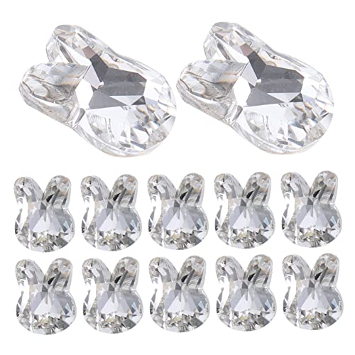 DEARMAMY 20Stücke Kaninchen Nagelkunst Dekorationen Für Nail Art Ornament Für Maniküre Und Nail Decor DEARMAMY 20Stücke Kaninchen Nagelkunst Dekorationen Für Nail Art Ornament Für Maniküre Und Nail Decor von DEARMAMY