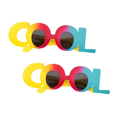 DEARMAMY 2Stücke Kreative Fotobrille Für Hawaii Partys Lustige Anlässe Leichtes Langlebiges Material Geschenkwahl von DEARMAMY