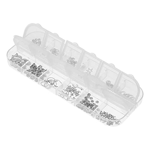 DEARMAMY 3 Box Nagelkunst Finger Patch Nägel Nagelkunst-DIY-Versorgung Polieren Maniküre-Nagel-Charme aufkleber Legierungsdekor für die Maniküre Nieten-Nagel-Charms Silver DEARMAMY 3 Box Nagelkunst Finger Patch Nägel Nagelkunst-DIY-Versorgung Polieren Maniküre-Nagel-Charme aufkleber Legierungsdekor für die Maniküre Nieten-Nagel-Charms Silver von DEARMAMY