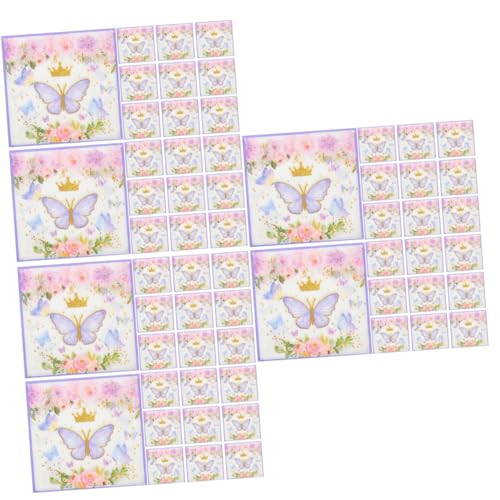 DEARMAMY 3 Sätze Bedruckte Servietten Partyzubehör Erwachsene Bunt Grün Dekoration Partei Seidenpapier Partyservietten Partyversorgung Abendessen Servietten 100 Stück * 3 von DEARMAMY