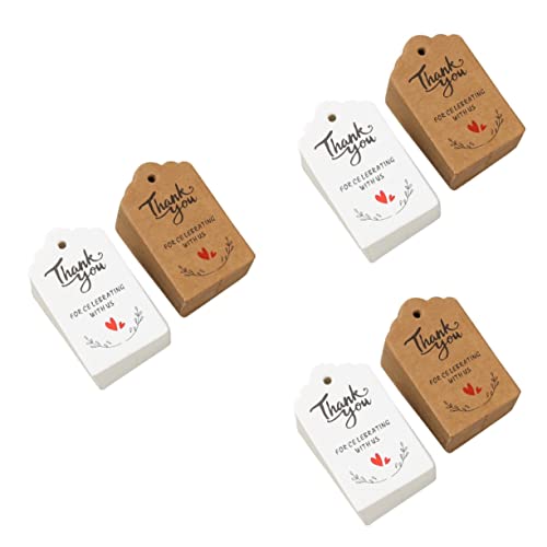DEARMAMY 3 Sätze Danke Für Das Etikett Dekorative Tags Dankesetiketten Für Die Hochzeit Geburtstags-tags Danke Tags Hochzeit Danke Hochzeitsetiketten Papier 200 Stück * 3 von DEARMAMY
