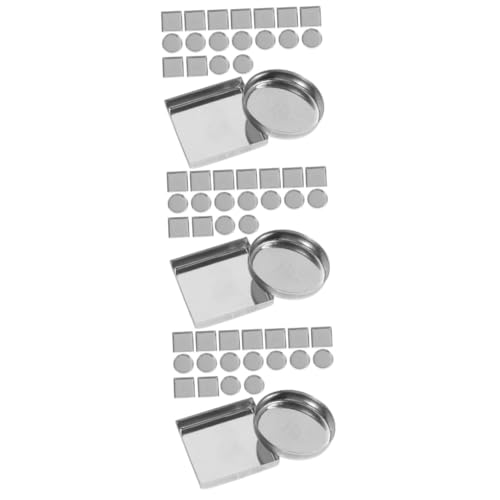 DEARMAMY 3 Sätze Leere Lidschattenbehälter Paletten DIY Make Up Mischpalette Aluminium Kleine Runde Pfanne Quadratisch Kosmetische Lidschattenpalette Make Up Augen 30 Stück * 3 DEARMAMY 3 Sätze Leere Lidschattenbehälter Paletten DIY Make Up Mischpalette Aluminium Kleine Runde Pfanne Quadratisch Kosmetische Lidschattenpalette Make Up Augen 30 Stück * 3 von DEARMAMY