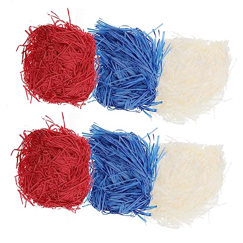 DEARMAMY 3 Sätze Pack Dekoratives Füllmaterial Aus Geschreddertem Papier Für Hochzeiten Diy Rot Dunkelblau Leicht Platzsparend Vielseitig Einsetzbar 6 Packungen * 3 DEARMAMY 3 Sätze Pack Dekoratives Füllmaterial Aus Geschreddertem Papier Für Hochzeiten Diy Rot Dunkelblau Leicht Platzsparend Vielseitig Einsetzbar 6 Packungen * 3 von DEARMAMY