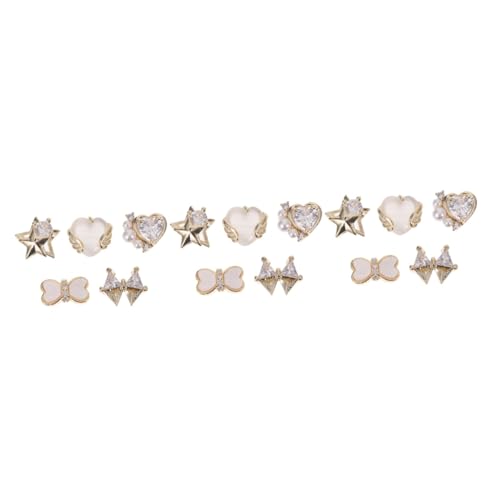 DEARMAMY 3 Sätze Teiliges Metall Nagelkunst Dekorationen Diy Fingernagel Ornamente Für Nail Art Dekorative Maniküre Patches Verschiedenen Mustern Einfach Anzuwenden Für 5 Stücke * 3 DEARMAMY 3 Sätze Teiliges Metall Nagelkunst Dekorationen Diy Fingernagel Ornamente Für Nail Art Dekorative Maniküre Patches Verschiedenen Mustern Einfach Anzuwenden Für 5 Stücke * 3 von DEARMAMY