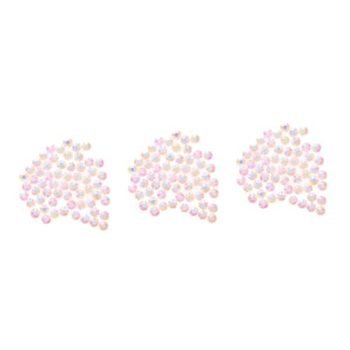 DEARMAMY 3 Stück Dekorative Nagelcharms Austauschbare Nail Art mit Zarten Rhinestones für Diy Nageldesigns Pastellfarben für Fingernägel von DEARMAMY