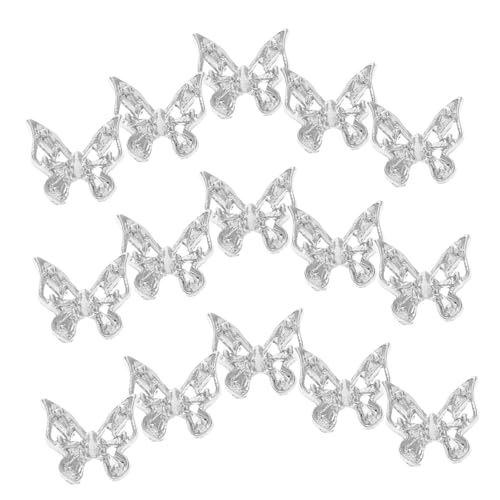 DEARMAMY 30 Stück Schmetterling Nail Art Zubehör Nagelkunst Verzierungen Nageldekoration für Maniküre Nail-Art-Zubehör Blumen-Nagelanhänger schmetterling nagel edelsteine Legierung Silver DEARMAMY 30 Stück Schmetterling Nail Art Zubehör Nagelkunst Verzierungen Nageldekoration für Maniküre Nail-Art-Zubehör Blumen-Nagelanhänger schmetterling nagel edelsteine Legierung Silver von DEARMAMY