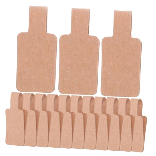 DEARMAMY 300 Stück Selbstklebende Schmuck Preisschilder aus Kraftpapier Quadratische Etiketten für Ringe Halsketten Ohrringe Effiziente Auffällige Beschriftung für Schmuckgeschäfte und von DEARMAMY