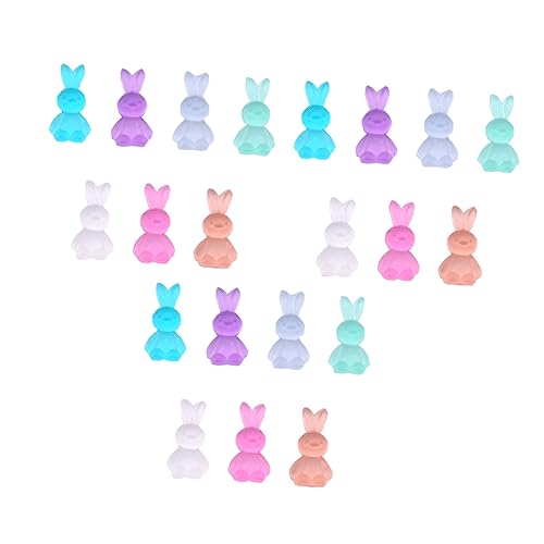 DEARMAMY 30Stücke Kaninchenförmige Nageldekorationen Buntem Jelly Design Für DIY Maniküre Cartoon Nagelverzierungen Für Nageldesign DEARMAMY 30Stücke Kaninchenförmige Nageldekorationen Buntem Jelly Design Für DIY Maniküre Cartoon Nagelverzierungen Für Nageldesign von DEARMAMY