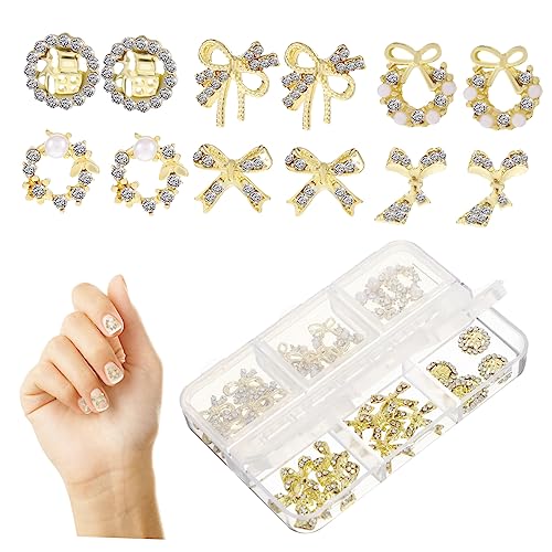 DEARMAMY 30Stücke Teiliges Nageldekoration Metallnagelbringer Für Nagelkunst Und Manikürezubehör Für DIY Nail Art Und Persönliche Anwendungen DEARMAMY 30Stücke Teiliges Nageldekoration Metallnagelbringer Für Nagelkunst Und Manikürezubehör Für DIY Nail Art Und Persönliche Anwendungen von DEARMAMY