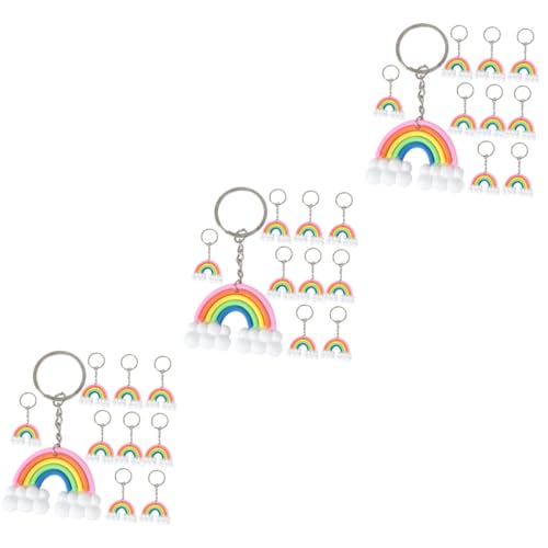 DEARMAMY 30stücke Teiliges Bunte Regenbogen Schlüsselanhänger Kreative Diy Taschenanhänger Für Mädchen Für Schlüssel Handtaschen Und DEARMAMY 30stücke Teiliges Bunte Regenbogen Schlüsselanhänger Kreative Diy Taschenanhänger Für Mädchen Für Schlüssel Handtaschen Und von DEARMAMY