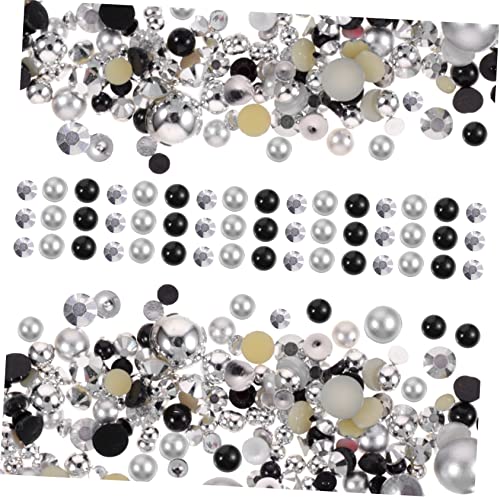 DEARMAMY 3Packungen Strassnagelflocken DIY Nageldekoration Mit Perlen Und Flakes Verschiedenen Für Nail Art Designs Und Handyhüllen Dekoration von DEARMAMY