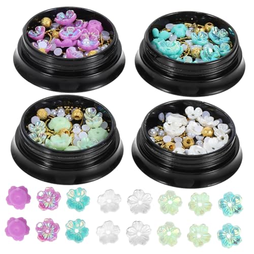 DEARMAMY 4 Boxen Nail Art Charms Diy Deko mit Verschiedenen Designs Maniküre Schmuck für Nagelkunst und Bastelprojekte DEARMAMY 4 Boxen Nail Art Charms Diy Deko mit Verschiedenen Designs Maniküre Schmuck für Nagelkunst und Bastelprojekte von DEARMAMY