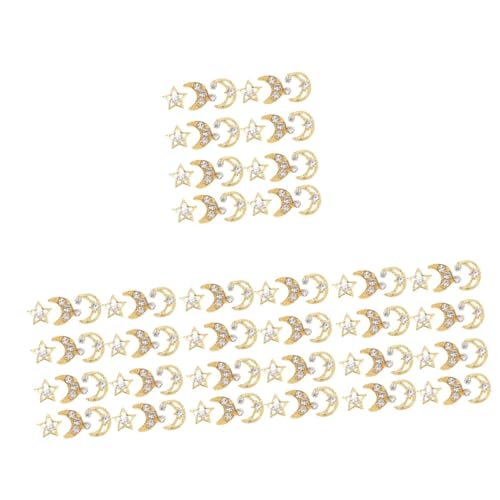 DEARMAMY 4 Sätze Charms Mond Und Sterne Dekorationszubehör Für Nail Art Für Besondere Anlässe Und Diy Projekte 30 Stück * 4 DEARMAMY 4 Sätze Charms Mond Und Sterne Dekorationszubehör Für Nail Art Für Besondere Anlässe Und Diy Projekte 30 Stück * 4 von DEARMAMY