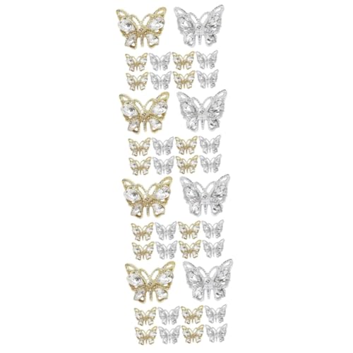 DEARMAMY 4 Sätze Nagelschmuckbohrer Trendige Süße Nagelkunst Zubehör Schmetterlings Nagel Charms Nagelkunst Schmetterlings Nageldekorationen Für Nagelkunst Strass 10 Stück * 4 DEARMAMY 4 Sätze Nagelschmuckbohrer Trendige Süße Nagelkunst Zubehör Schmetterlings Nagel Charms Nagelkunst Schmetterlings Nageldekorationen Für Nagelkunst Strass 10 Stück * 4 von DEARMAMY