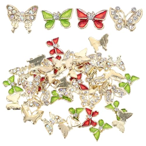 DEARMAMY 40 Stück Butterfly-Nagelbohrer Und Nagelzauber Nagelstein Nagelkunst Edelsteine Schmetterlinge Reiz Nagel Charms Kit Nagelanhänger Schmetterling Nagelschmuck Metall DEARMAMY 40 Stück Butterfly-Nagelbohrer Und Nagelzauber Nagelstein Nagelkunst Edelsteine Schmetterlinge Reiz Nagel Charms Kit Nagelanhänger Schmetterling Nagelschmuck Metall von DEARMAMY