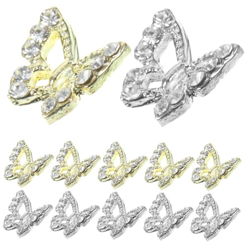 DEARMAMY 40 Stück Metall Butterfly Nagel Kunstschmuck UV trendy verschiedene Reize Nagel Charms Nägel Charme Nägeldekoration Schmetterlingsanhänger für Nägel Charme für Nägel Strasssteine DEARMAMY 40 Stück Metall Butterfly Nagel Kunstschmuck UV trendy verschiedene Reize Nagel Charms Nägel Charme Nägeldekoration Schmetterlingsanhänger für Nägel Charme für Nägel Strasssteine von DEARMAMY