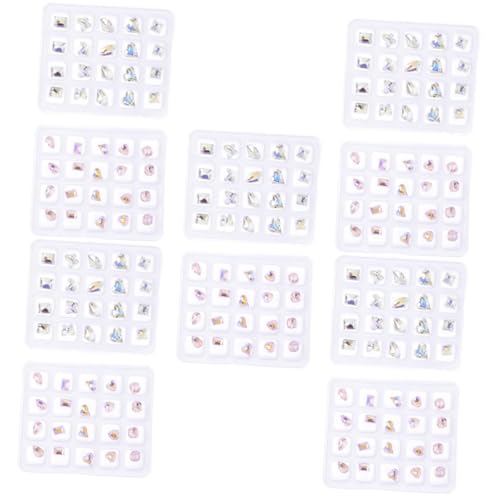 DEARMAMY 5 Sätze Glänzende Flachrücken Strasssteine Für Diy Nagelkunst Dekorative Nail Art Charms Maniküre Und Bastelprojekte 40 Stück * 5 DEARMAMY 5 Sätze Glänzende Flachrücken Strasssteine Für Diy Nagelkunst Dekorative Nail Art Charms Maniküre Und Bastelprojekte 40 Stück * 5 von DEARMAMY