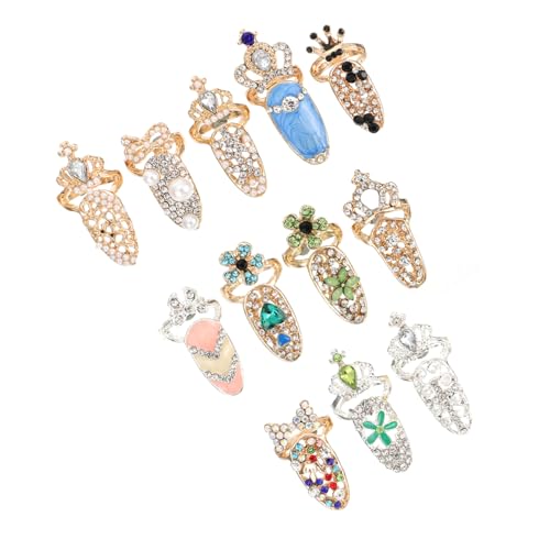 DEARMAMY 5 Sätze Nagelset Ring Verzierungen Nail-art-dekorationen Uv Fingernagelring Bescherung Weihnachten Geldgeschenke Weihnachten Nägel Schmuck Nagelkunst- Kristall 12 Stücke * 5 DEARMAMY 5 Sätze Nagelset Ring Verzierungen Nail-art-dekorationen Uv Fingernagelring Bescherung Weihnachten Geldgeschenke Weihnachten Nägel Schmuck Nagelkunst- Kristall 12 Stücke * 5 von DEARMAMY