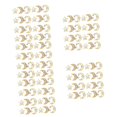 DEARMAMY 5 Sätze Teiliges Stern Mond Charms Verzierung Für Diy Nagelkunst Dekorative Nail Art Accessoires Für Glamouröse Designs Und Kombinationen 30 Stück * 5 DEARMAMY 5 Sätze Teiliges Stern Mond Charms Verzierung Für Diy Nagelkunst Dekorative Nail Art Accessoires Für Glamouröse Designs Und Kombinationen 30 Stück * 5 von DEARMAMY