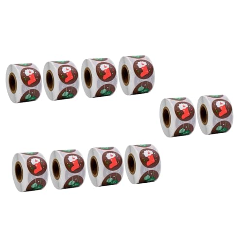 DEARMAMY 5 Sätze Weihnachtsaufkleber Etiketten Papier Danke Aufkleber Etiketten Klebstoff Drinnen Weihnachts-tags Thematisiert Die Stichworte Kupferplattenaufkleber 2 Rollen * 5 DEARMAMY 5 Sätze Weihnachtsaufkleber Etiketten Papier Danke Aufkleber Etiketten Klebstoff Drinnen Weihnachts-tags Thematisiert Die Stichworte Kupferplattenaufkleber 2 Rollen * 5 von DEARMAMY